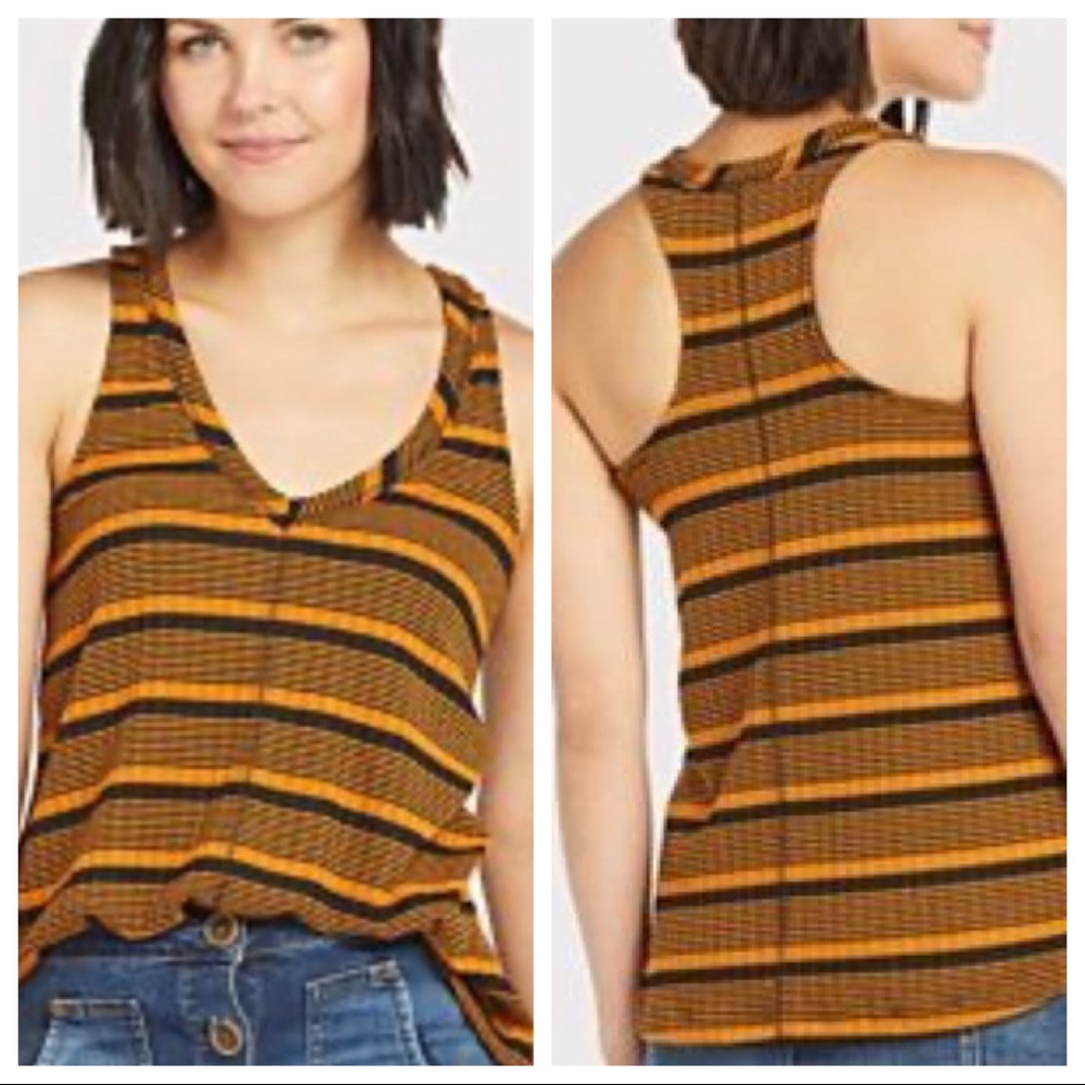 Evereve Peyton Jensen NWT Harrison Ribbed Tank L